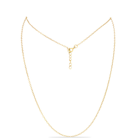 Corrente de Prata com Banho de Ouro