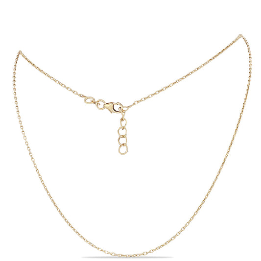 Corrente de Prata com Banho de Ouro  Contraste: Cabeca de Veado (800)