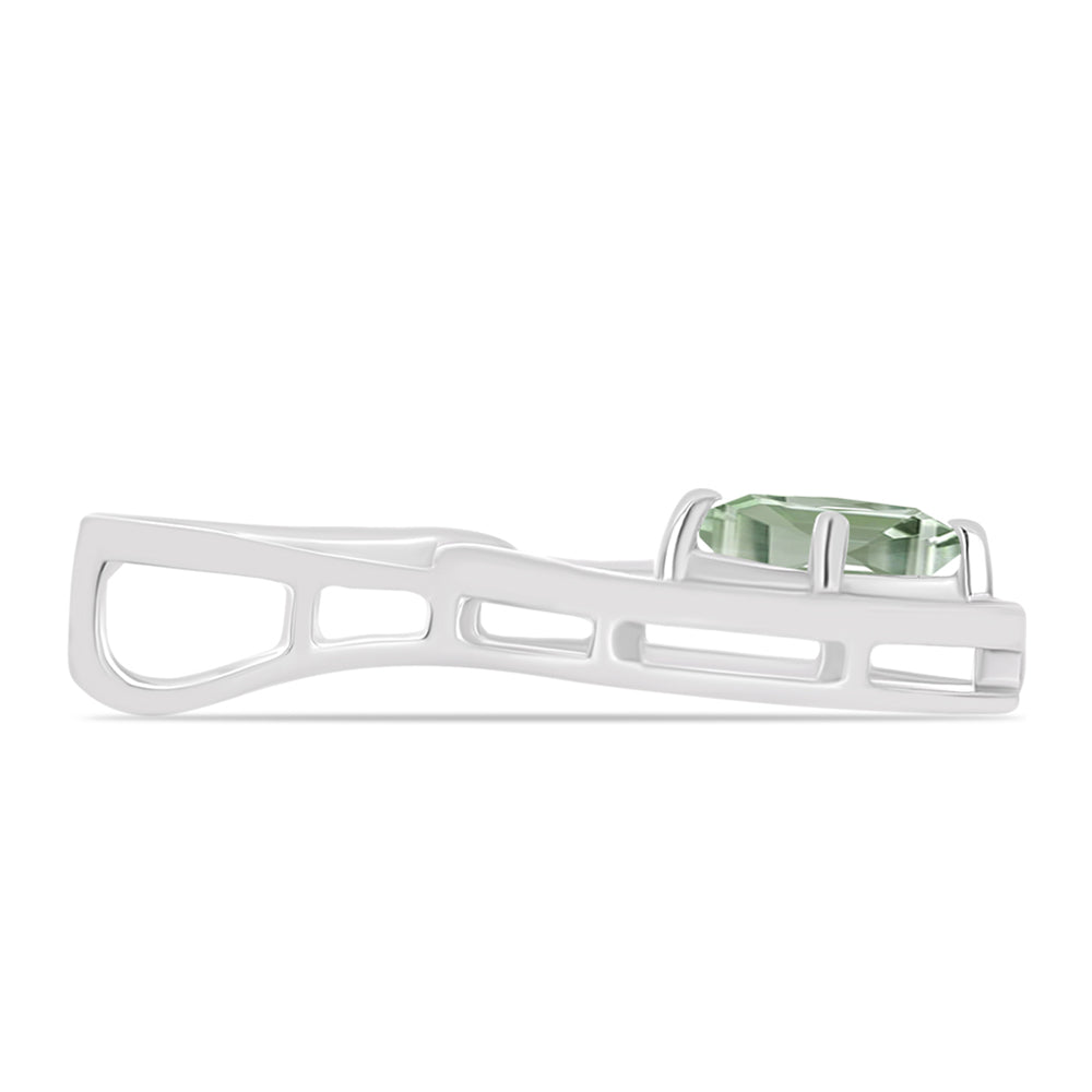 Pendente de Prata com Ametista Verde