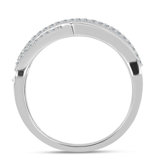 Anel de Prata com Ametista Verde e Topázio Branco  Contraste: Cabeca de Veado (800)