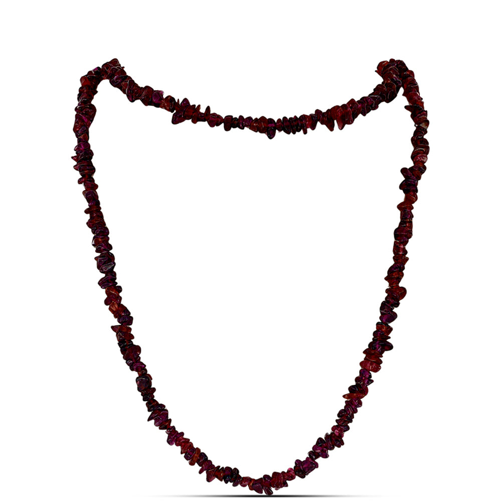 Conjunto com Granada de Rhodolite ( Colar+Pulseira ) 2 