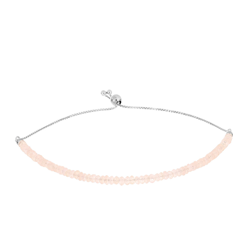 Pulseira de Prata com Morganita de Gozareh 1 