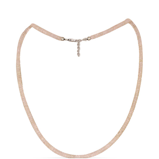 Colar de Prata com Morganita de Gozareh