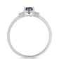 Anel de Prata com Topázio Branco
