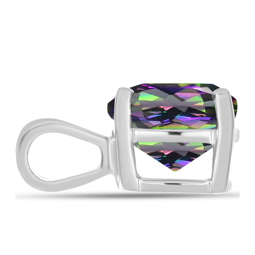 Pendente de Prata com Quartzo Verde Místico do Brasil 2 