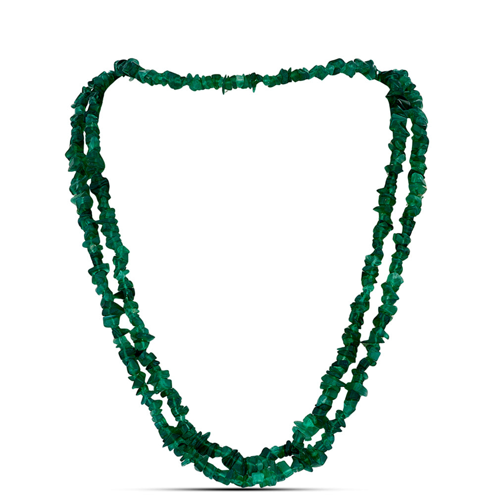 Conjunto com Ágata Verde ( Colar+Pulseira ) 2 