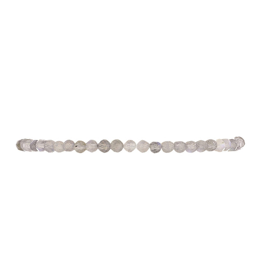 Pulseira de Prata com Banho de Ouro com Labradorite