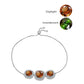 Pulseira de Prata com Zultanite da Anatólia certificado e cultivado em laboratório e Topázio Branco  Contraste: Cabeca de Veado (800)