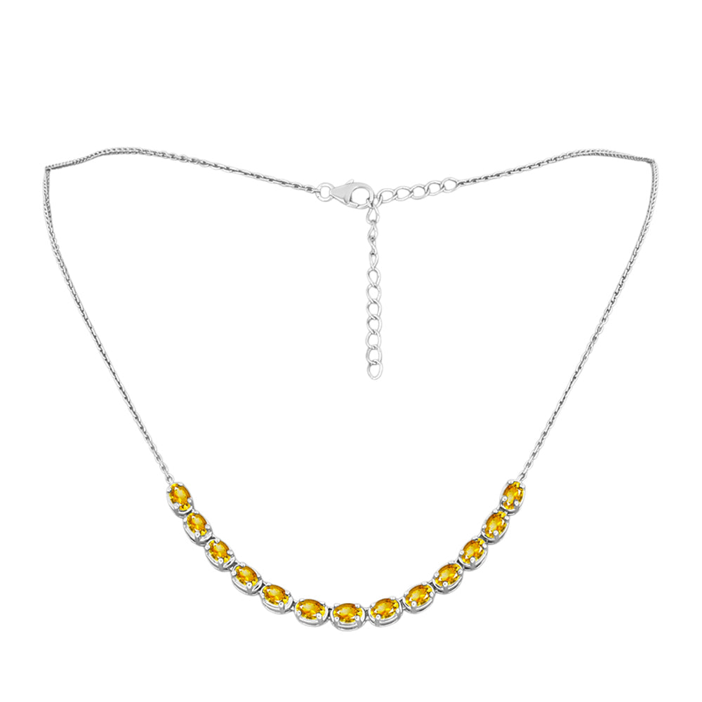 Colar de Prata com Citrino Dourado do Rio Grande  Contraste: Cabeca de Veado (800) 2 