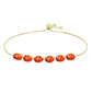 Pulseira de Prata com Banho de Ouro com Turquesa de Mohave  Contraste: Cabeca de Veado (800)
