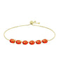 Pulseira de Prata com Banho de Ouro com Turquesa de Mohave  Contraste: Cabeca de Veado (800)
