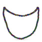 Conjunto com Quartzo Hematita Verde Místico ( Colar+Pulseira )