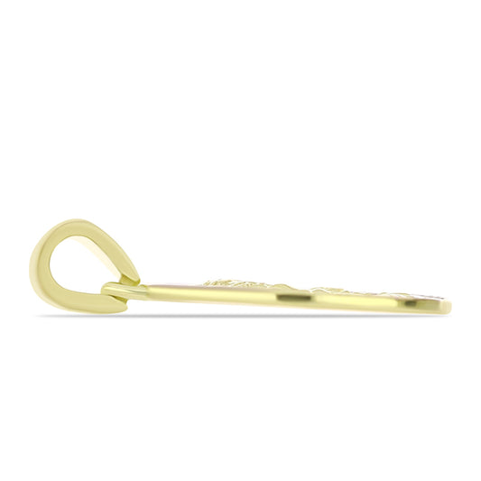 Pendente de Prata com Banho de Ouro