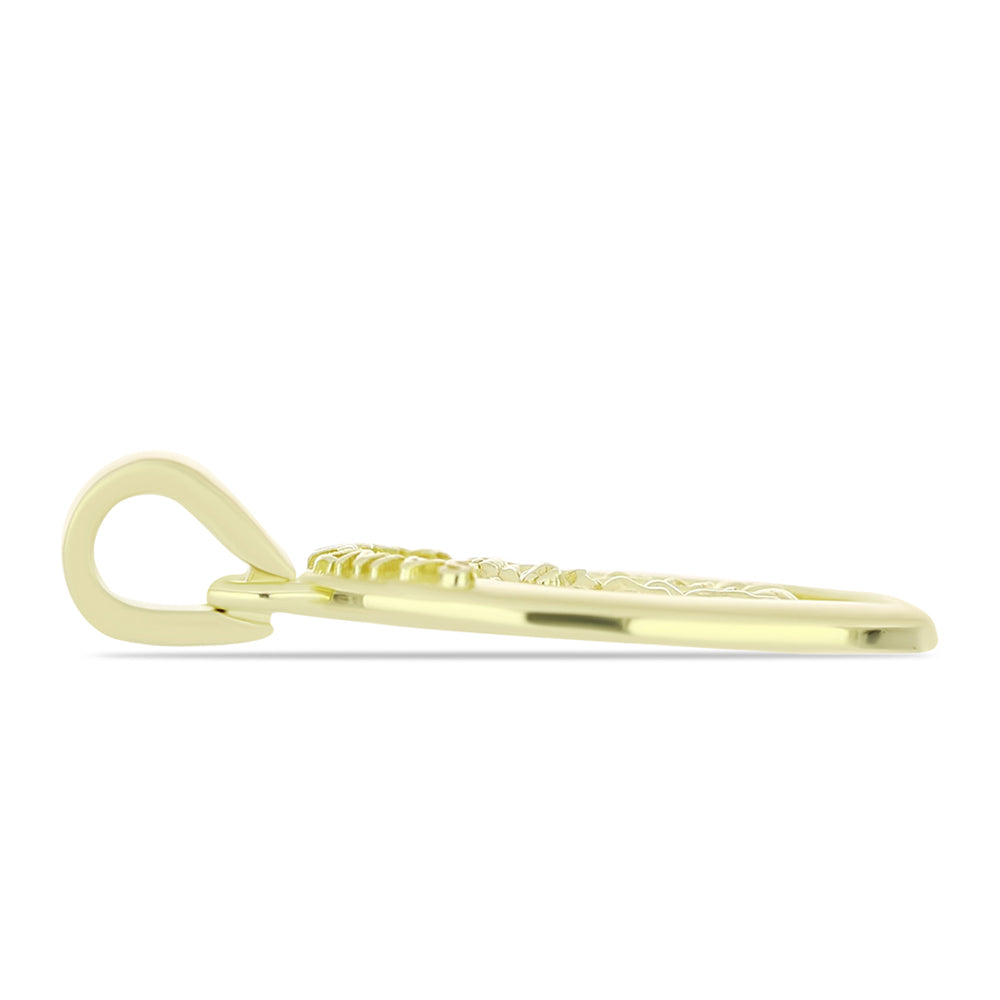 Pendente de Prata com Banho de Ouro 2 