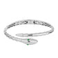 Pulseira de Prata com Esmeralda da Zambézia  Contraste: Cabeca de Veado (800)