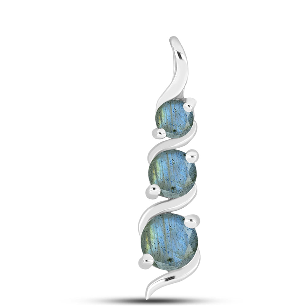 Pendente de Prata com Labradorite