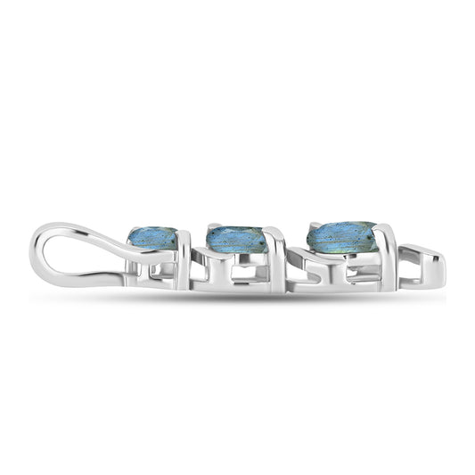 Pendente de Prata com Labradorite