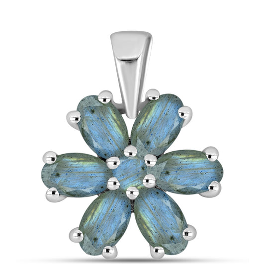 Pendente de Prata com Labradorite