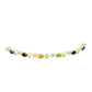 Pulseira de Prata com Banho de Ouro com Ametista de Marrocos e Citrino de Ural  Contraste: Cabeca de Veado (800)