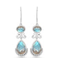 Brincos de Prata com Labradorite
