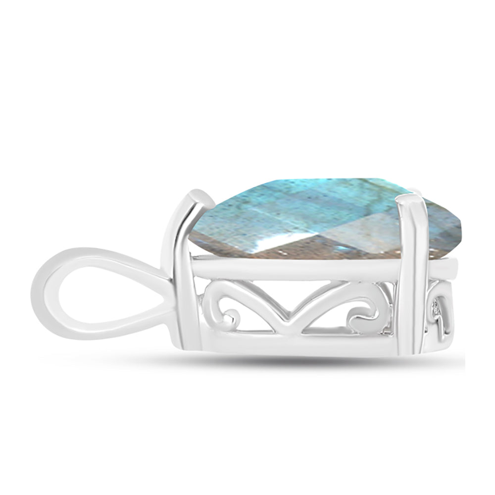 Pendente de Prata com Labradorite