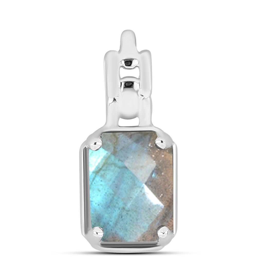 Pendente de Prata com Labradorite
