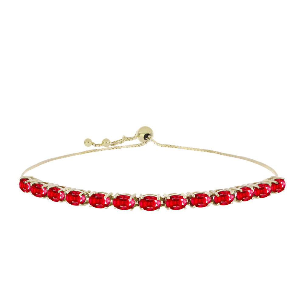 Pulseira de Prata com Banho de Ouro com Ágata Vermelha  Contraste: Cabeca de Veado (800)
