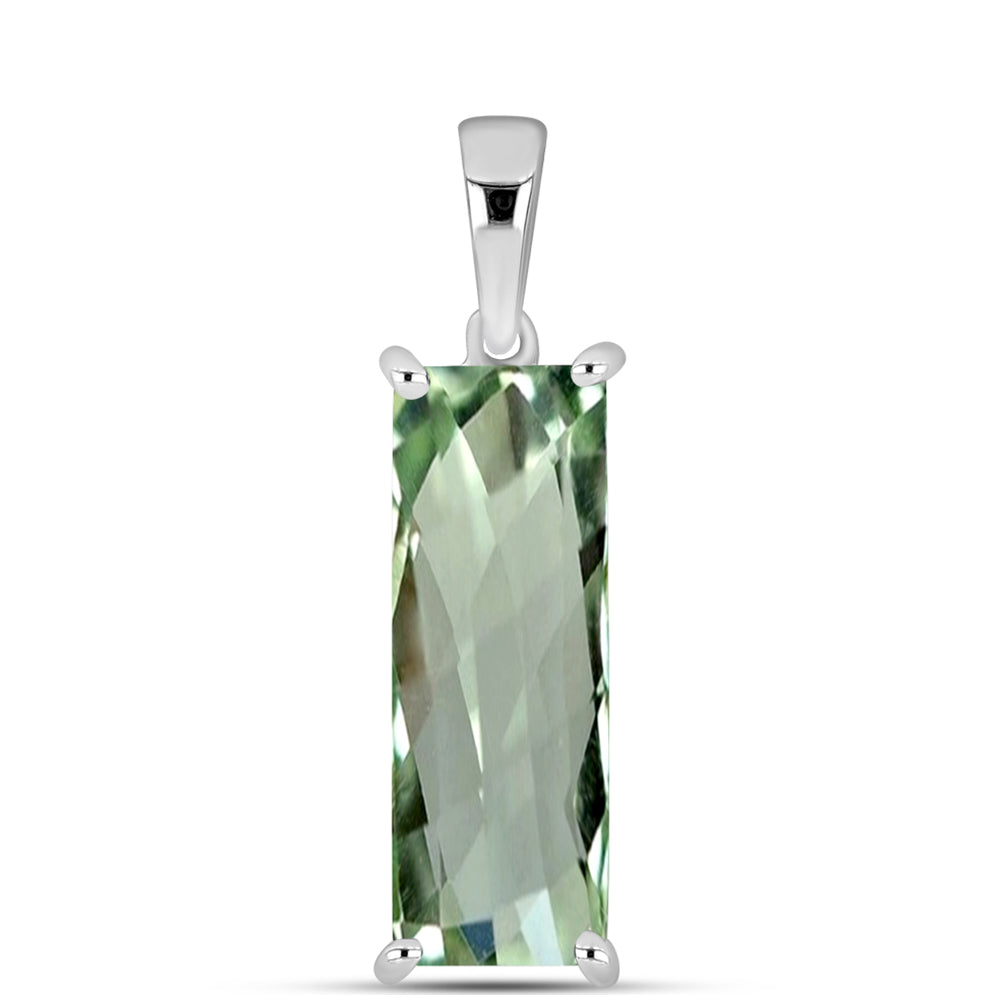 Pendente de Prata com Ametista Verde 1 