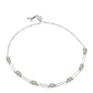 Pulseira de Prata com Ametista Verde  Contraste: Cabeca de Veado (800)