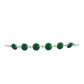 Pulseira de Prata com Calcedônia Verde