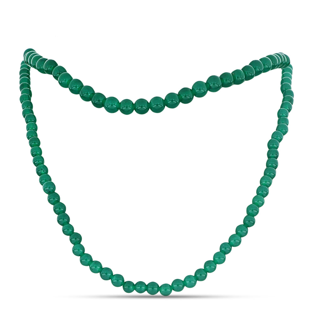 Conjunto com Calcedônia Verde ( Colar+Pulseira ) 3 