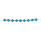 Pulseira de Prata com Banho de Ouro com Opala Azul Paraib da Etiópia e Topázio Branco  Contraste: Cabeca de Veado (800)