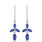 Brincos de Prata com Tanzanite