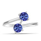 Anel de Prata com Tanzanite