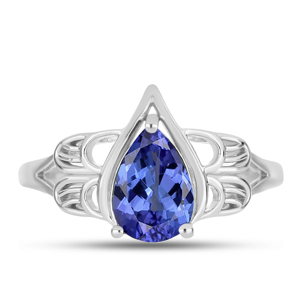 Anel de Prata com Tanzanite