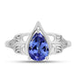 Anel de Prata com Tanzanite