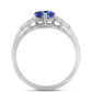 Anel de Prata com Tanzanite