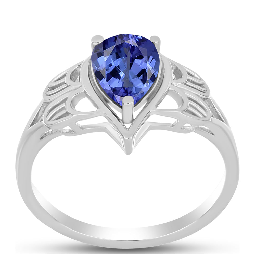 Anel de Prata com Tanzanite