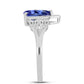Anel de Prata com Tanzanite