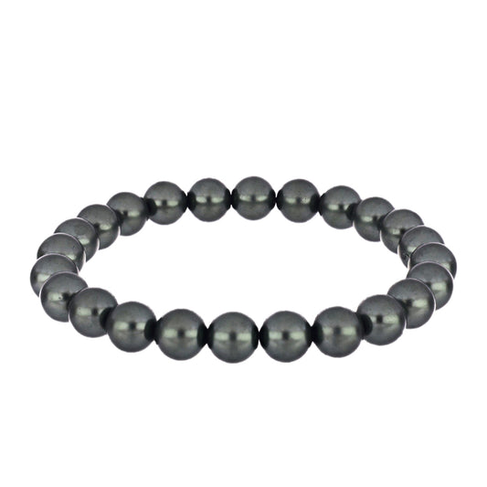 Pulseira com Pérola de água doce com tonalidade verde estilo Taiti