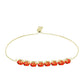 Pulseira de Prata com Banho de Ouro com Turquesa de Mohave  Contraste: Cabeca de Veado (800)
