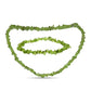Conjunto com Peridoto de Changbai ( Colar+Pulseira )