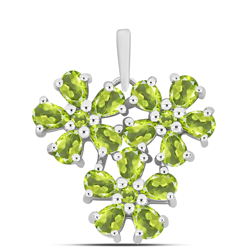 Pendente de Prata com Peridoto de Changbai 1 