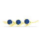 Alfinete de Prata com Banho de Ouro com Drusy Azul  Contraste: Cabeca de Veado (800)