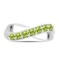 Anel de Prata com Peridoto de Changbai  Contraste: Cabeca de Veado (800)