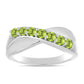 Anel de Prata com Peridoto de Changbai  Contraste: Cabeca de Veado (800)