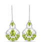 Brincos de Prata com Peridoto de Changbai