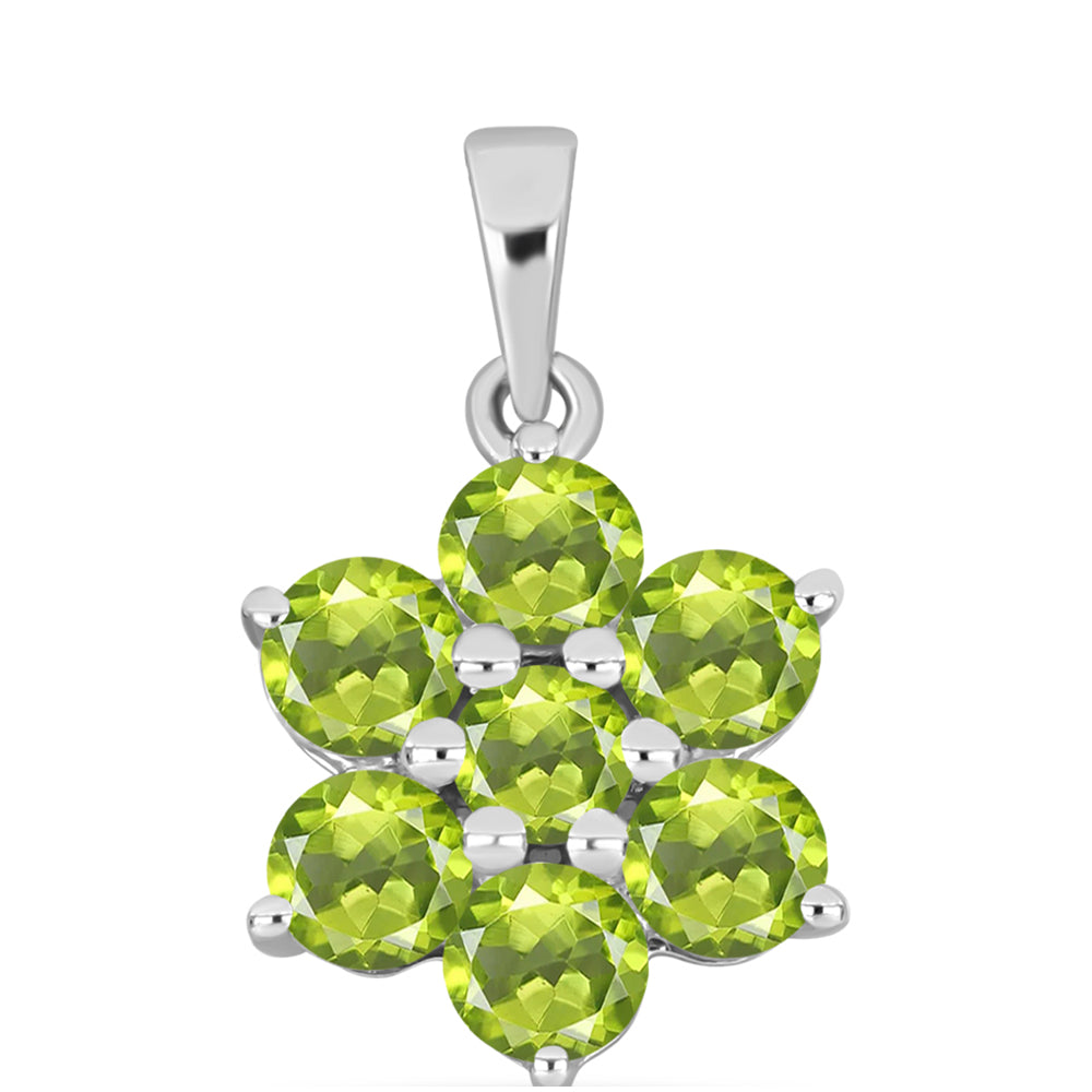 Pendente de Prata com Peridoto de Changbai 1 