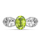 Anel de Prata com Peridoto de Changbai