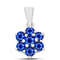 Pendente de Prata com Safira Azul Australiana